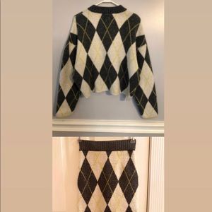 Pringle of Scotland X H&M Knit Skirt Set